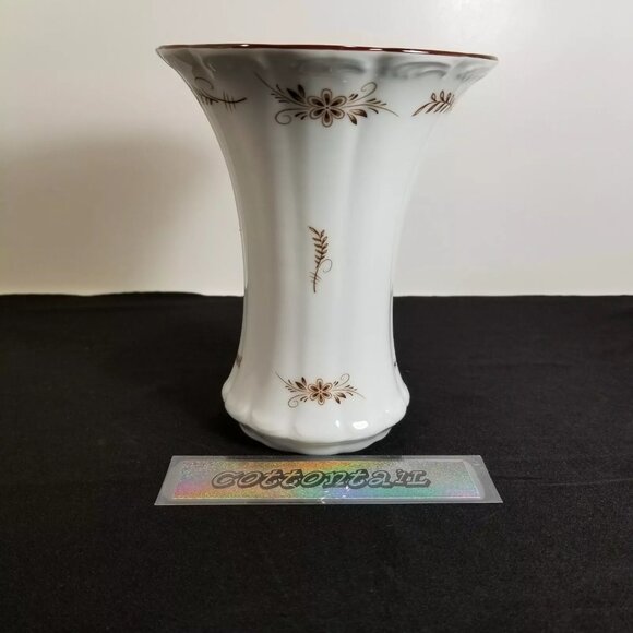 Royal Porzellan KPM Bavaria Handpainted Floral Porcelain Vase - PreOwned Vintage - Picture 1 of 6
